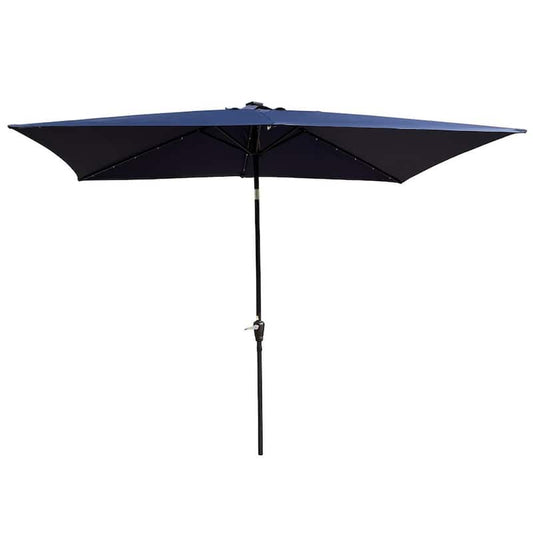 10 ft. Market Outdoor Patio Umbrella in Navy Blue for Garden Backyard Pool Swimming Pool