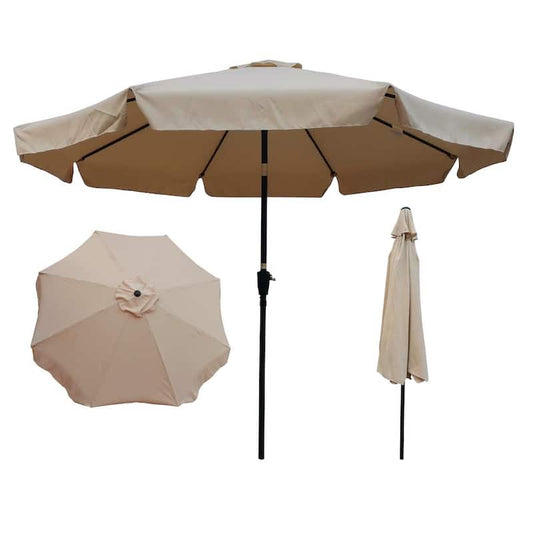 10 ft. Market Patio Umbrella in Tan